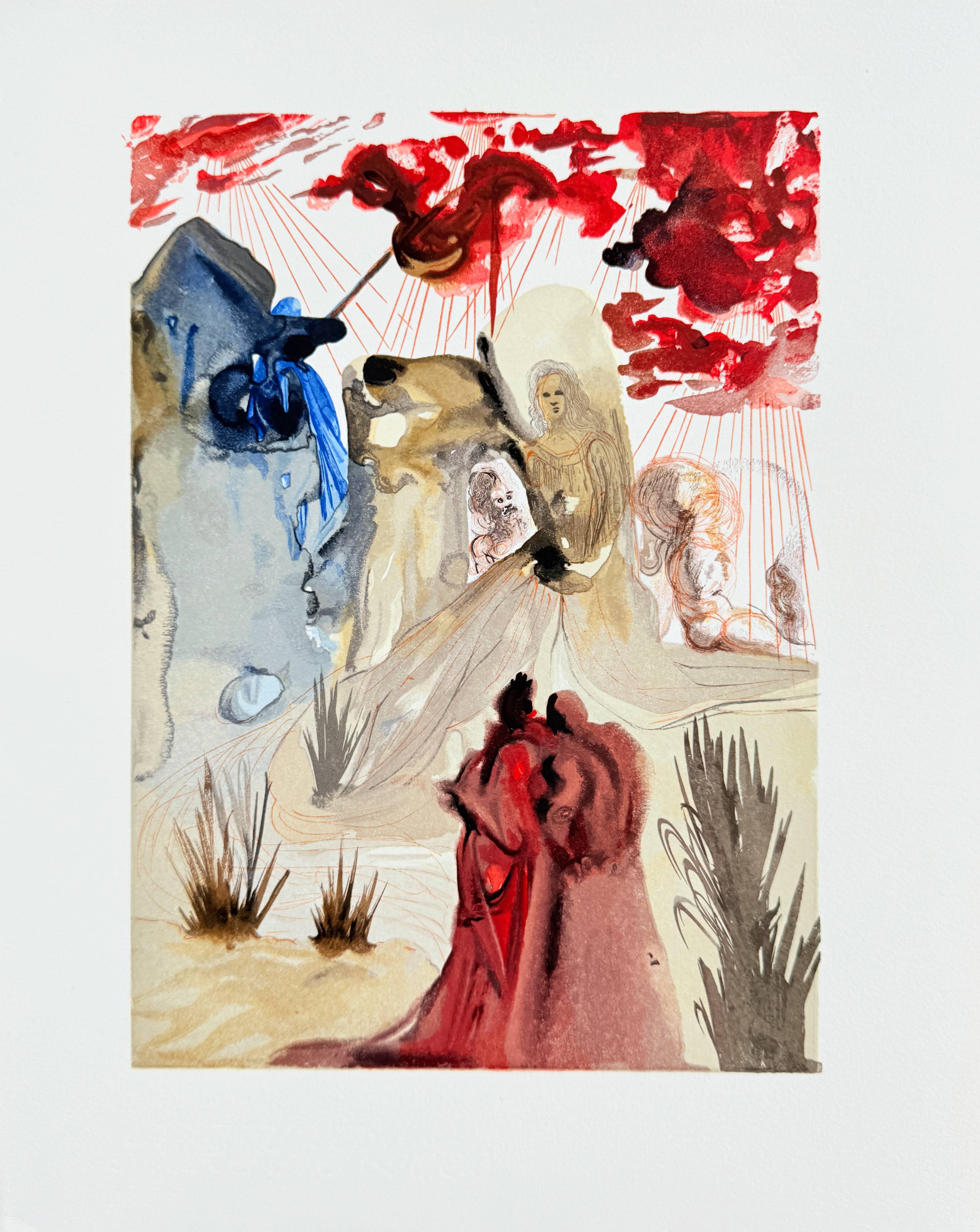 The Purgatory, Canto 28  - The Divine Forest - Print by Salvador Dalí