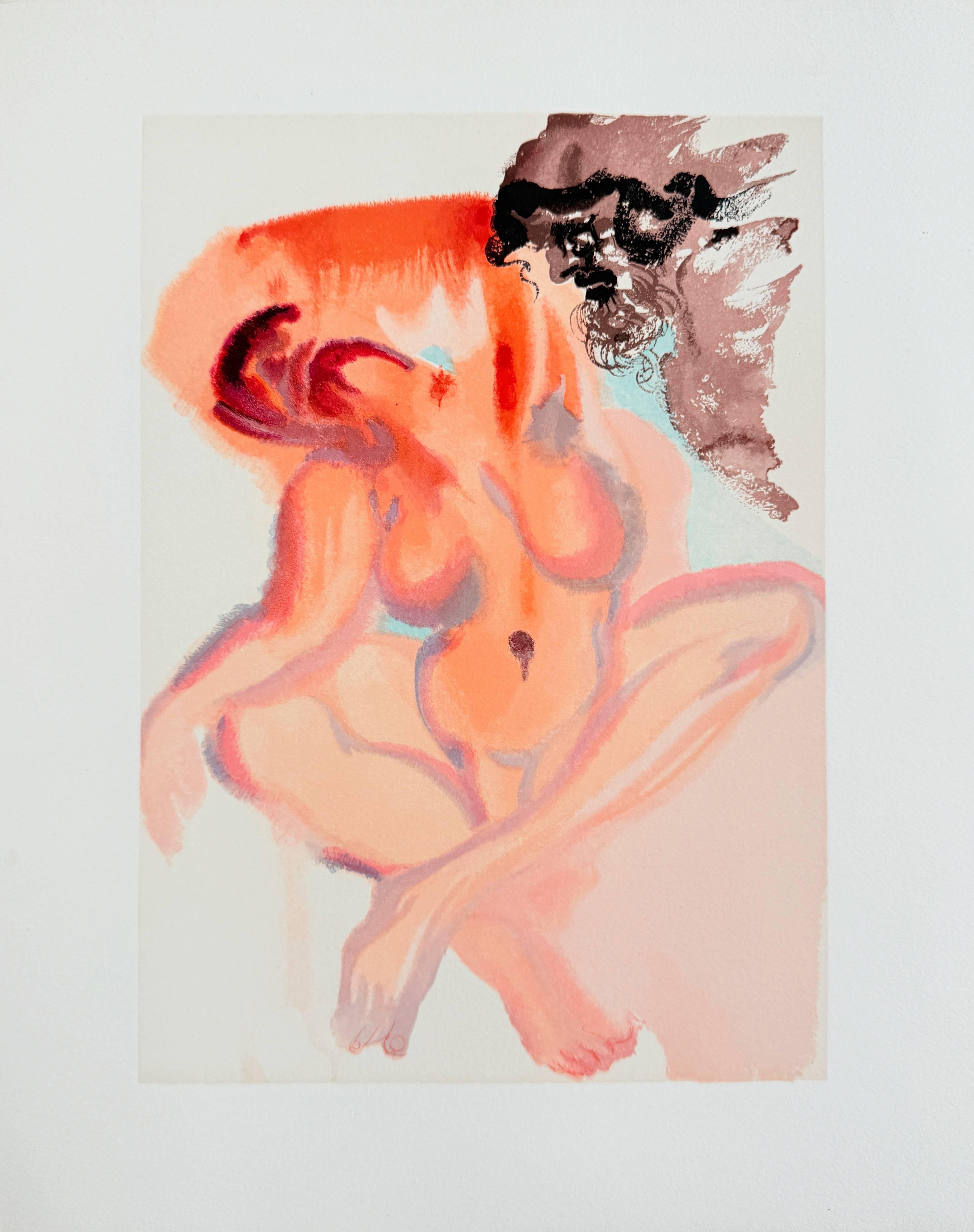 The Purgatory, Canto 3 - The Indolent Ones - Modern Art by Salvador Dalí