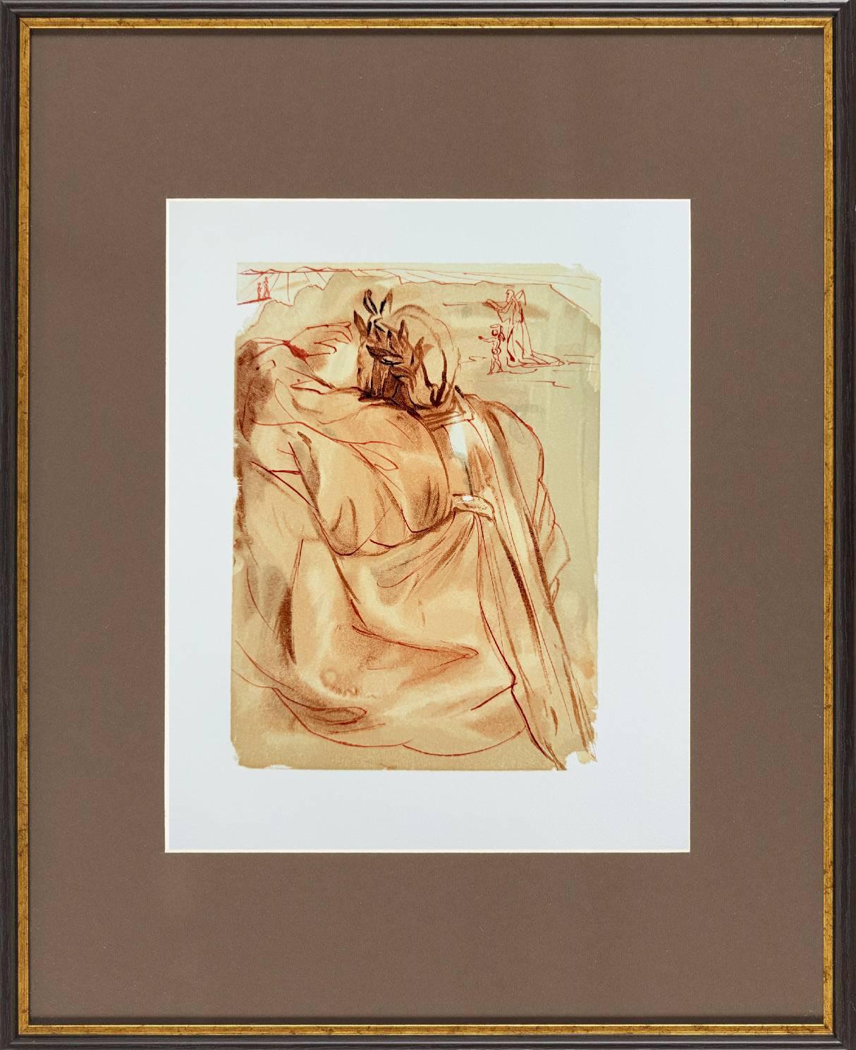The Purgatory, Canto 30 - Announcement of Great Event - Art by Salvador Dalí