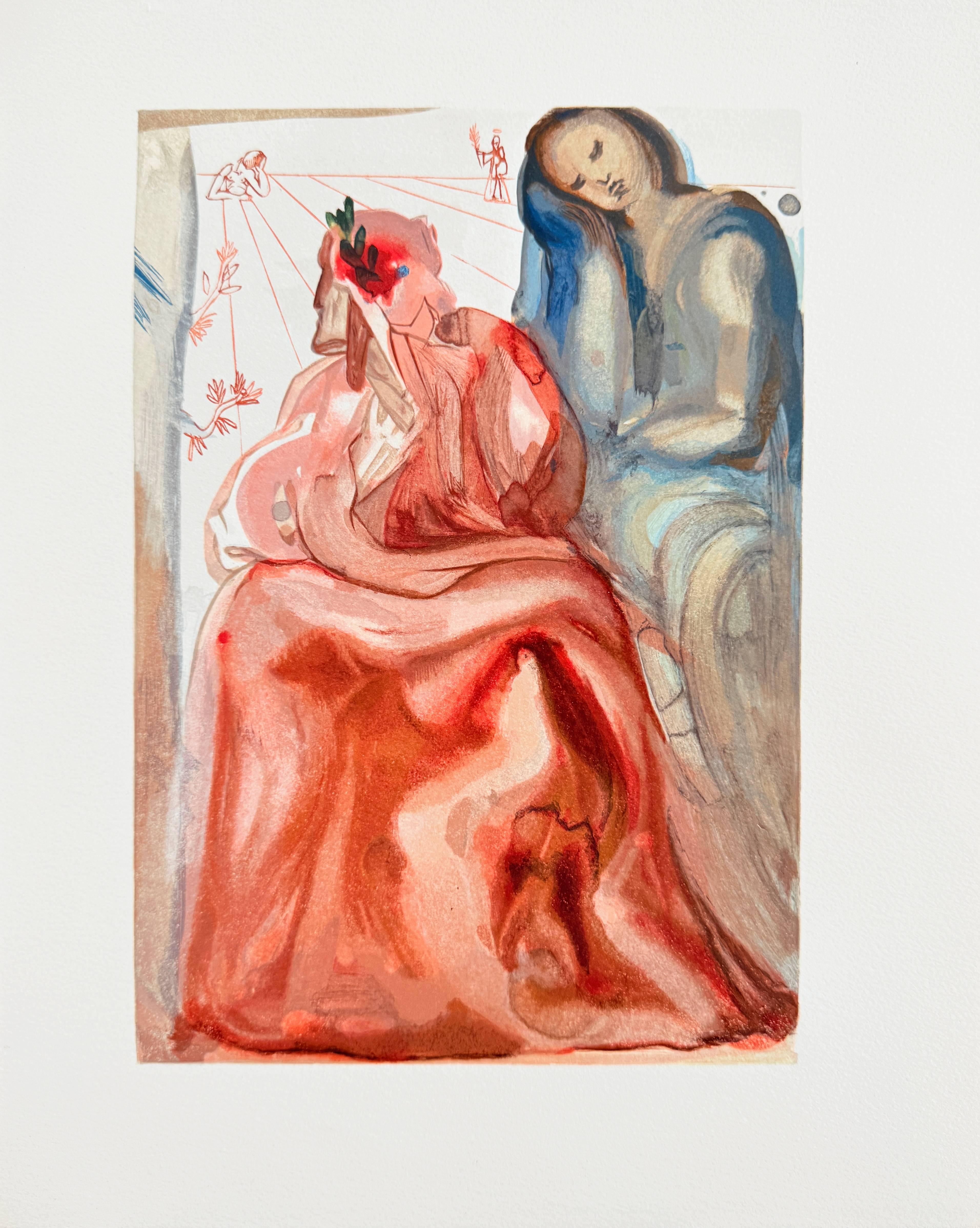 The Purgatory, Canto 31 - Dante's Confession - Modern Art by Salvador Dalí