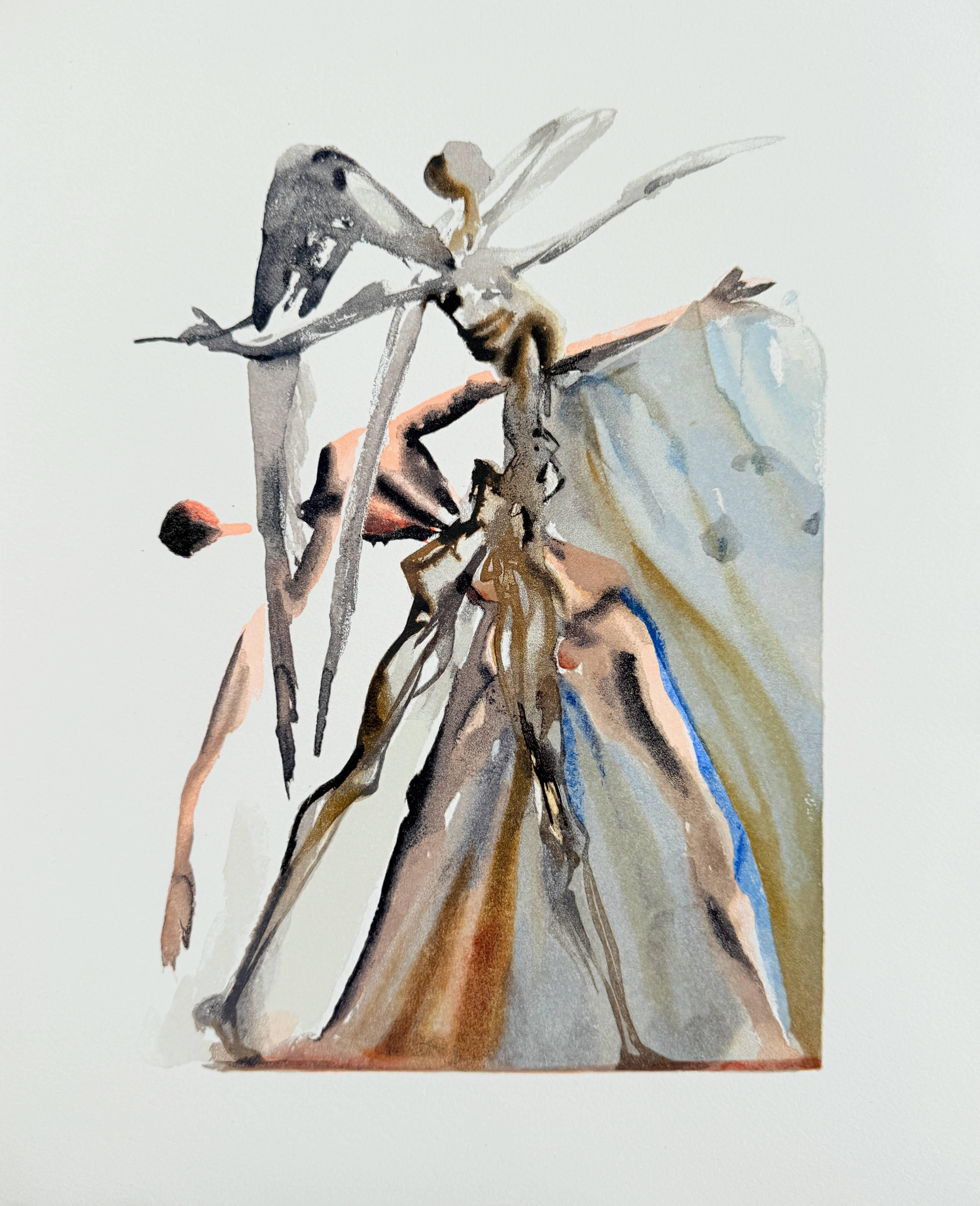 Salvador Dali (1904-1989) - The Purgatory, Canto 4 - The Negligent Ones

Original woodcut from 1960.

Dimensions of work: 33 x 26.2 cm

Publisher: Les Heures Claires, Paris.

Reference: Catalogue raisonne Michler & Lopsinger no. 1104

--

This