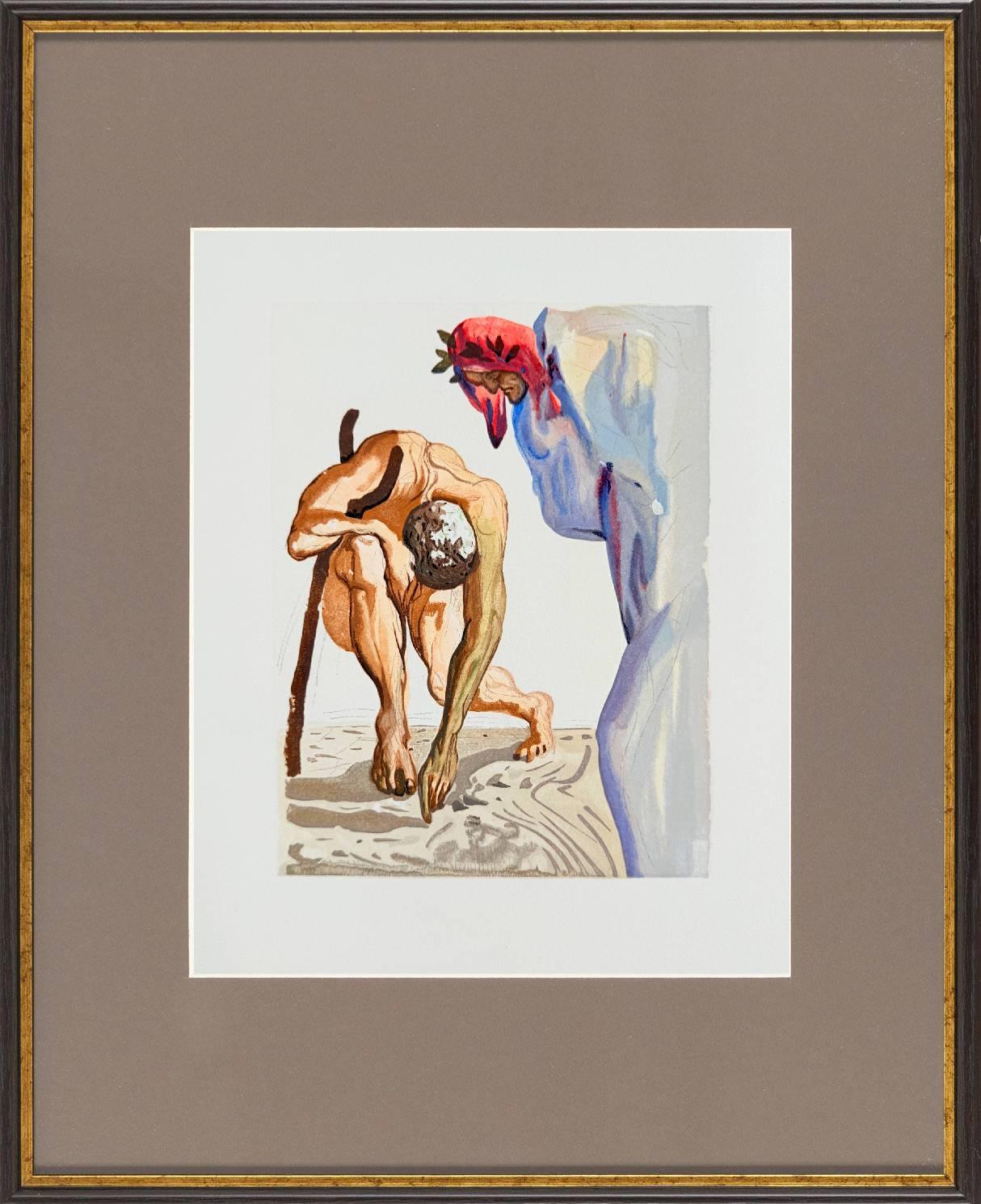 The Purgatory, Canto 7 - Princes of the Blossoming - Print by Salvador Dalí