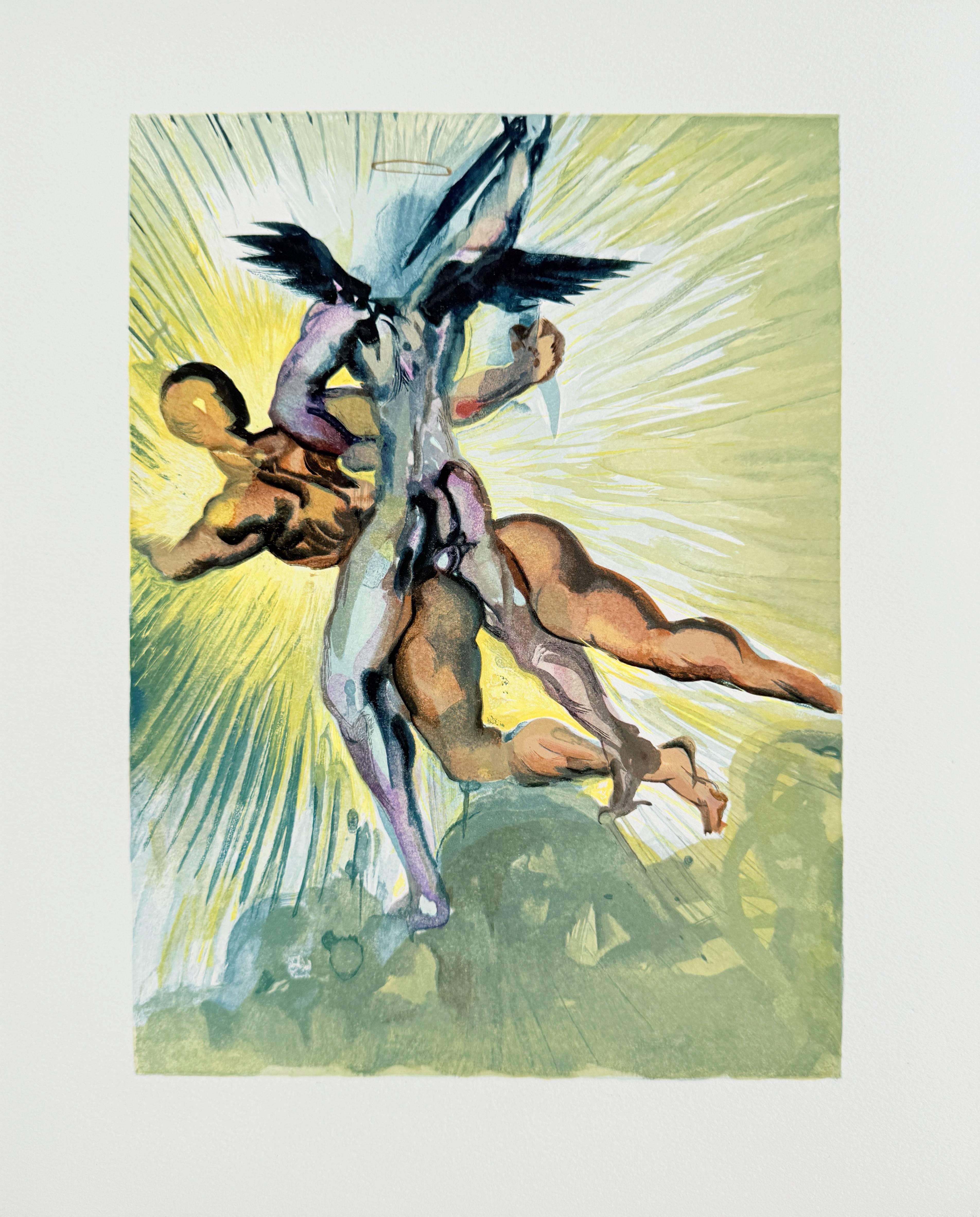 The Purgatory, Canto 8  - The Guardian Angels of the Valley For Sale 1