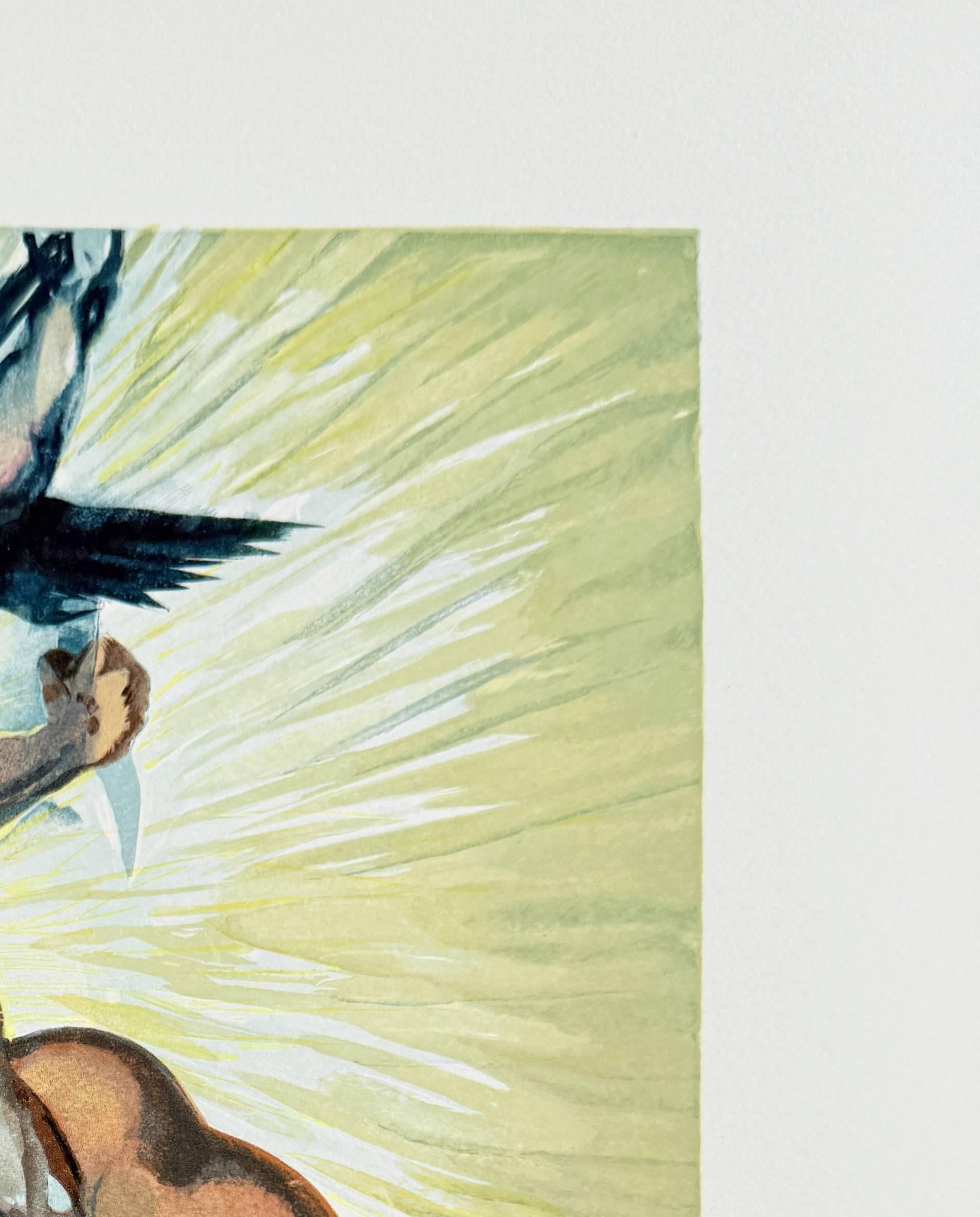 The Purgatory, Canto 8  - The Guardian Angels of the Valley For Sale 3