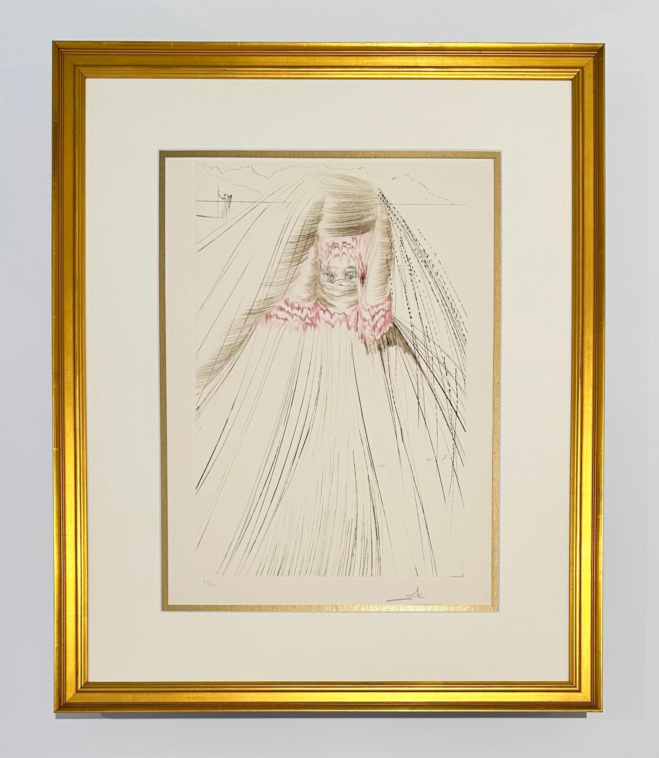 The Queen with Silk Tunic, from Tristan and Iseult - Print by Salvador Dalí