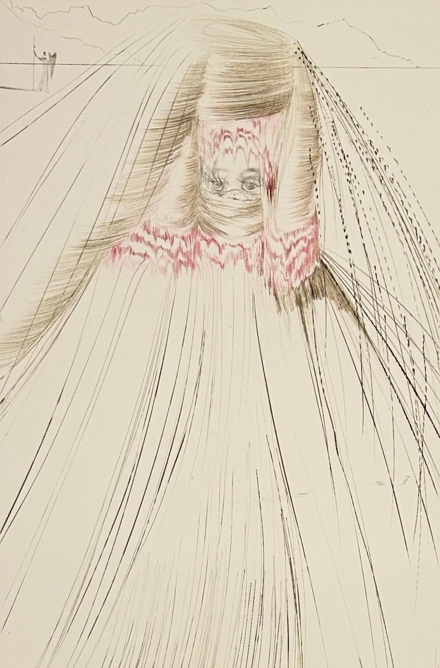 La Reine avec tunique en soie de Tristan et Iseult