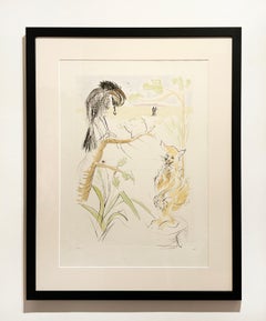 Salvador Dali "Le corbeau et le renard".