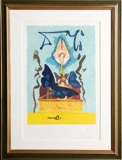 The Resurrection, lithographie surréaliste signée de Salvador Dali