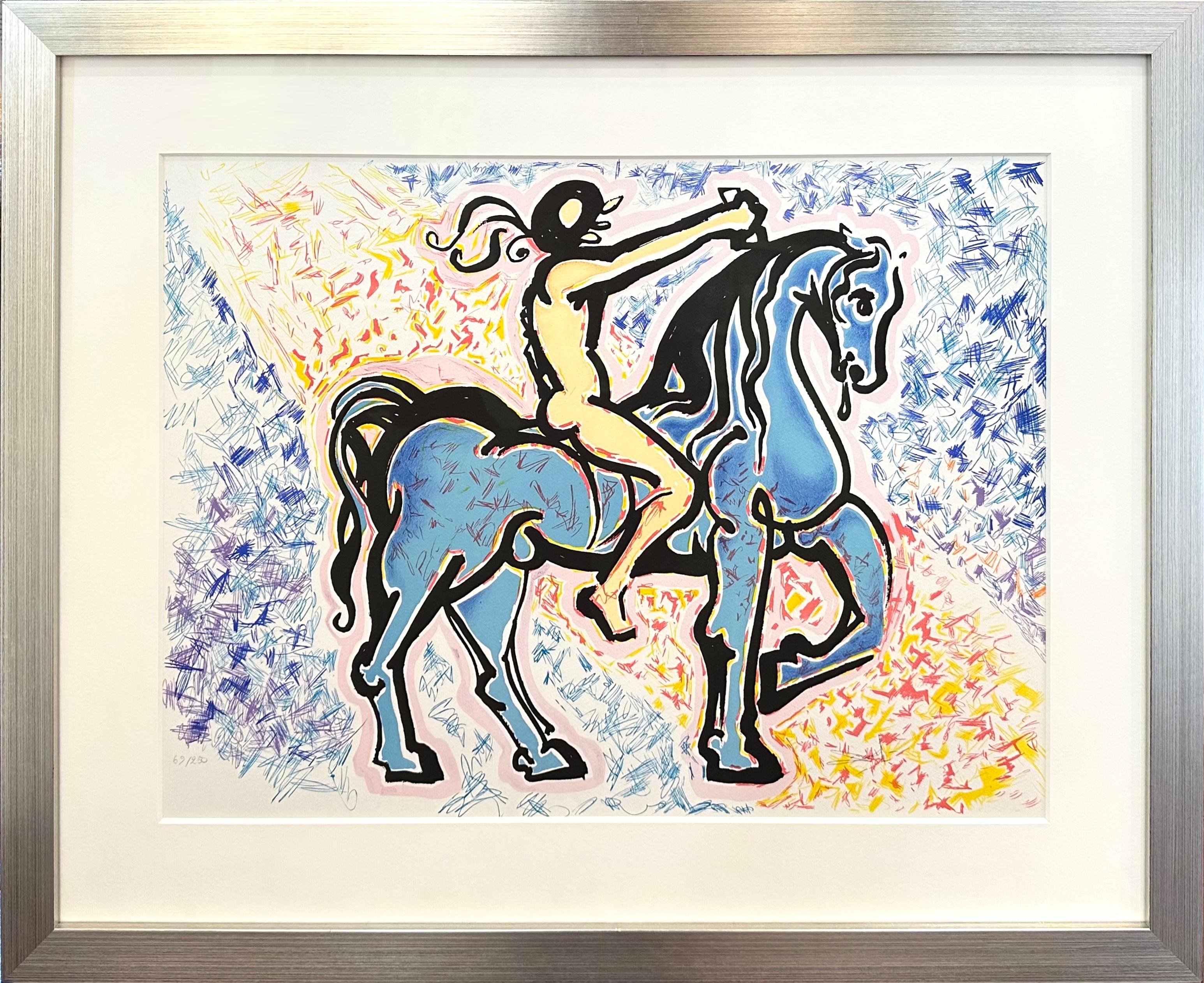Salvador Dalí
El Jinete, 1976
Litografía original
Firmado a lápiz por el artista
Número 69/250
Sobre vitela Arches, tamaño 48 x 65 cm
Muy buen estado, colores frescos
REFERENCIA: Catálogo razonado Field 76-2 y Lopsinger 1444

Salvador Dalí , Marqués