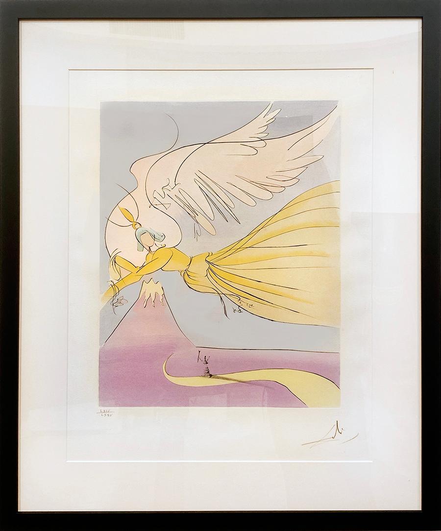 The Robe of Feathers - Print by Salvador Dalí