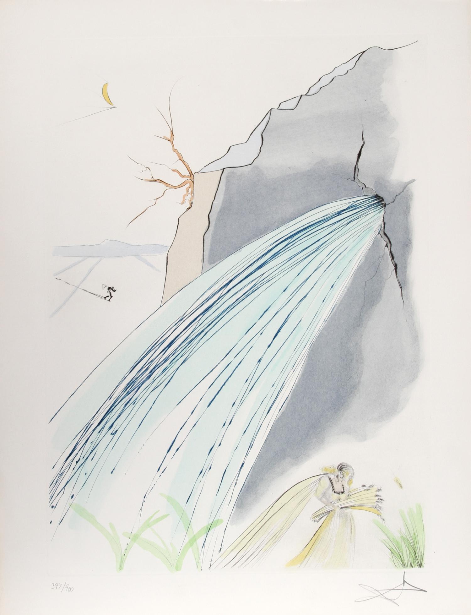 The Rock from our Historical Heritage Suite by Salvador Dali - Print by Salvador Dalí