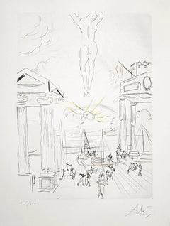 The Search for Golden Fleece - Original Etching by Salvador Dalì - 1979