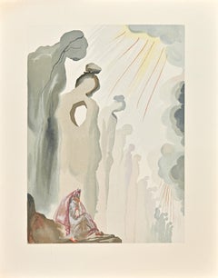 The Second Cornice - Original Woodcut Print attr. to Salvador Dalì - 1963