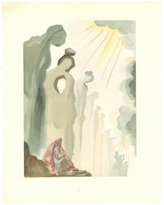 The Second Cornice - Original Woodcut Print by Salvador Dalì - 1963