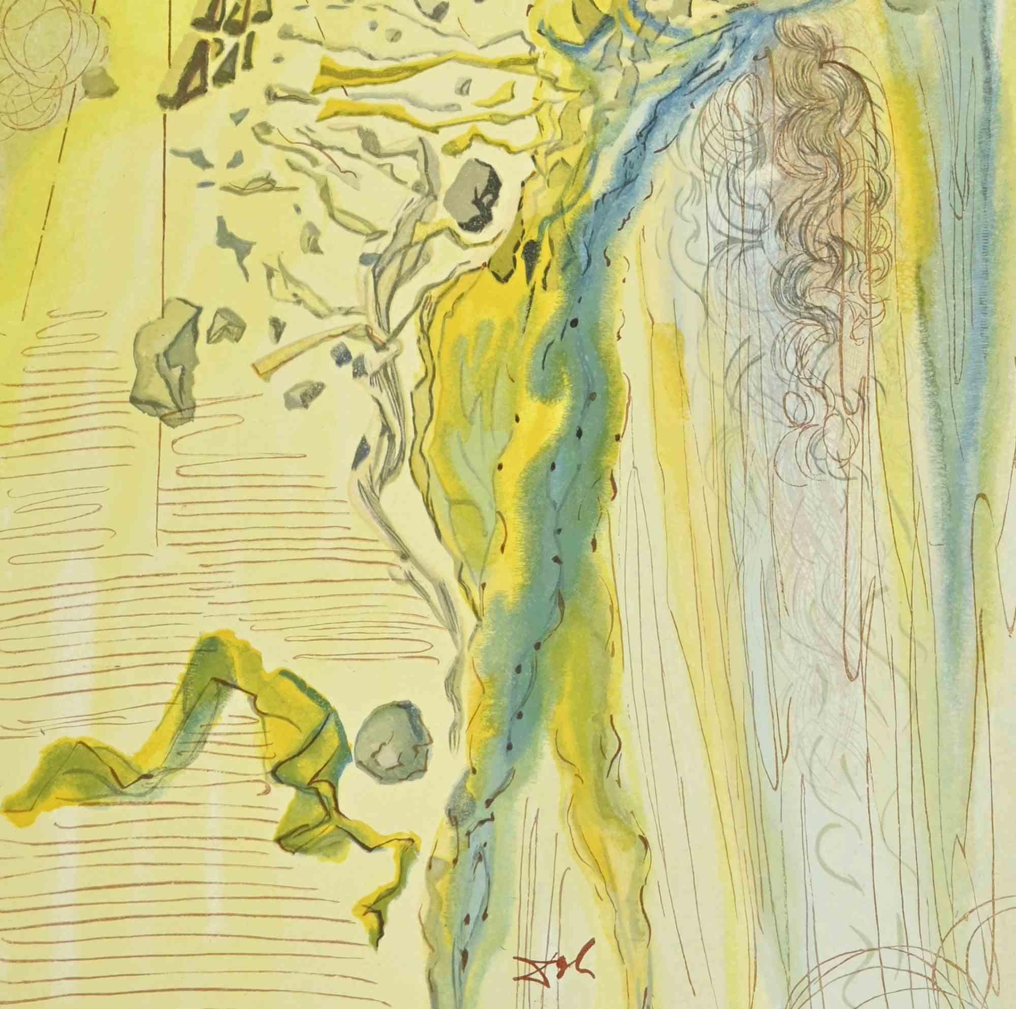 The Shine of Bodies – Holzschnittdruck – 1963 – Print von Salvador Dalí