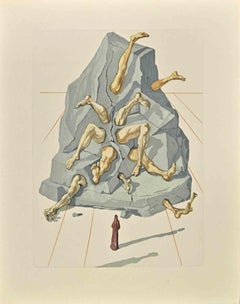 The Simonists - Hell - Woodcut attire. to Salvador Dali - 1963