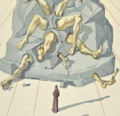 The Simonists - Woodcut print - 1963