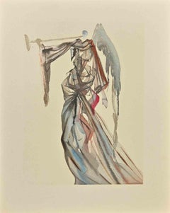 The Song of the Wise Spirits - Woodcut attr. to Salvador Dali- 1963