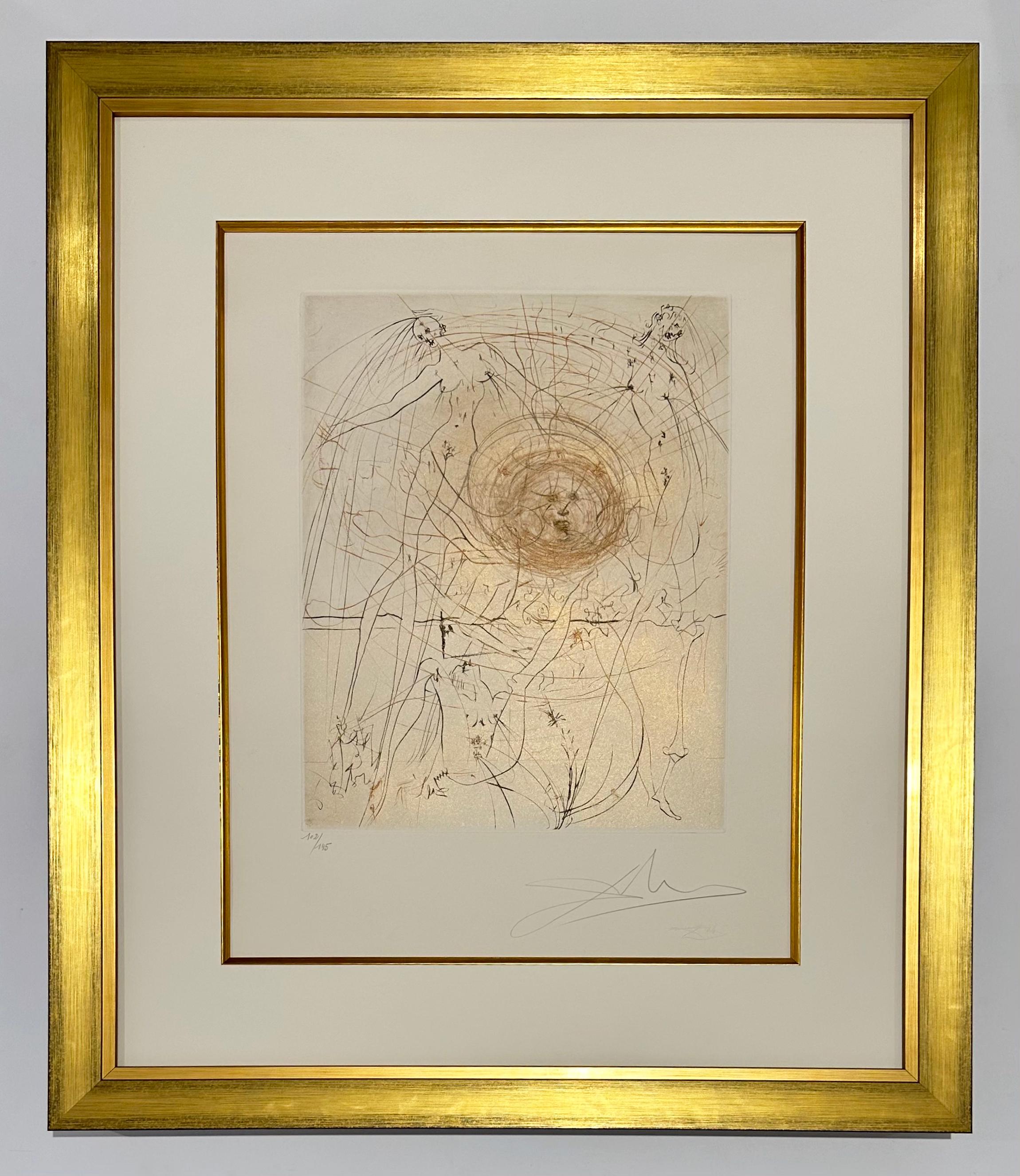 The sun, de The Hippies - Print de Salvador Dalí