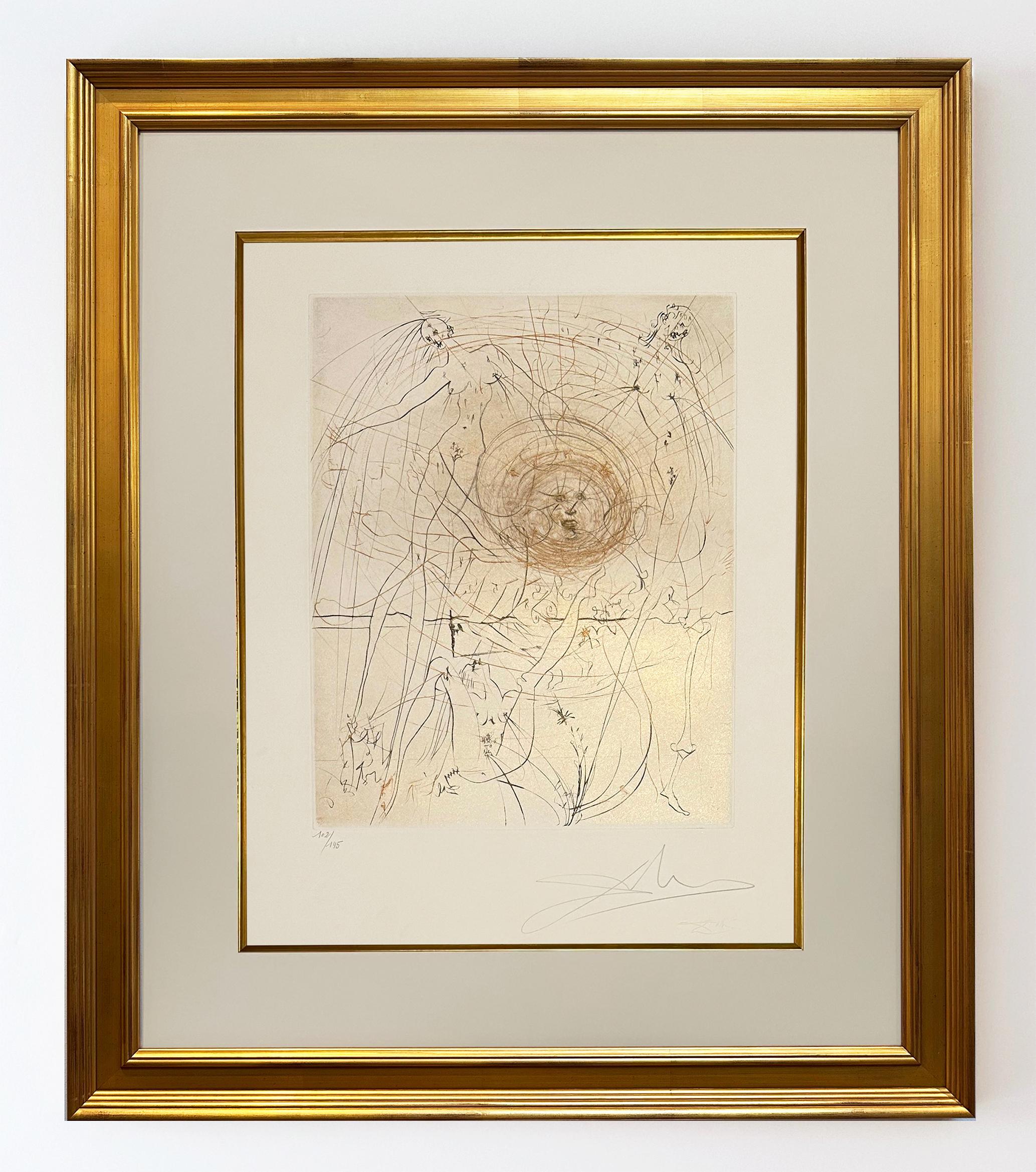 The sun, from The Hippies - Print by Salvador Dalí