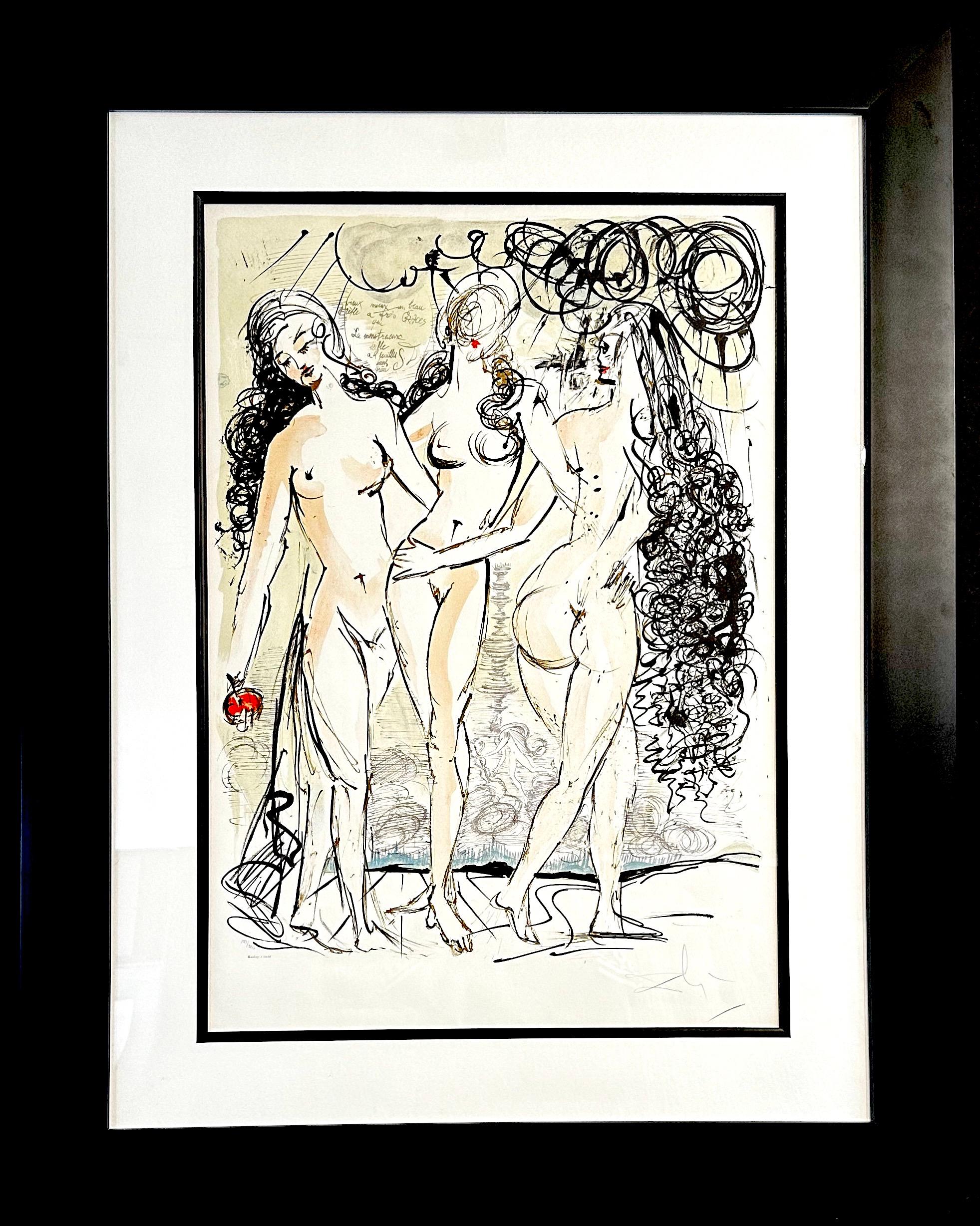 The Three Graces - Print by Salvador Dalí