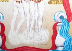 The Three Graces of Hawaii, Lithograph by Salvador Dali