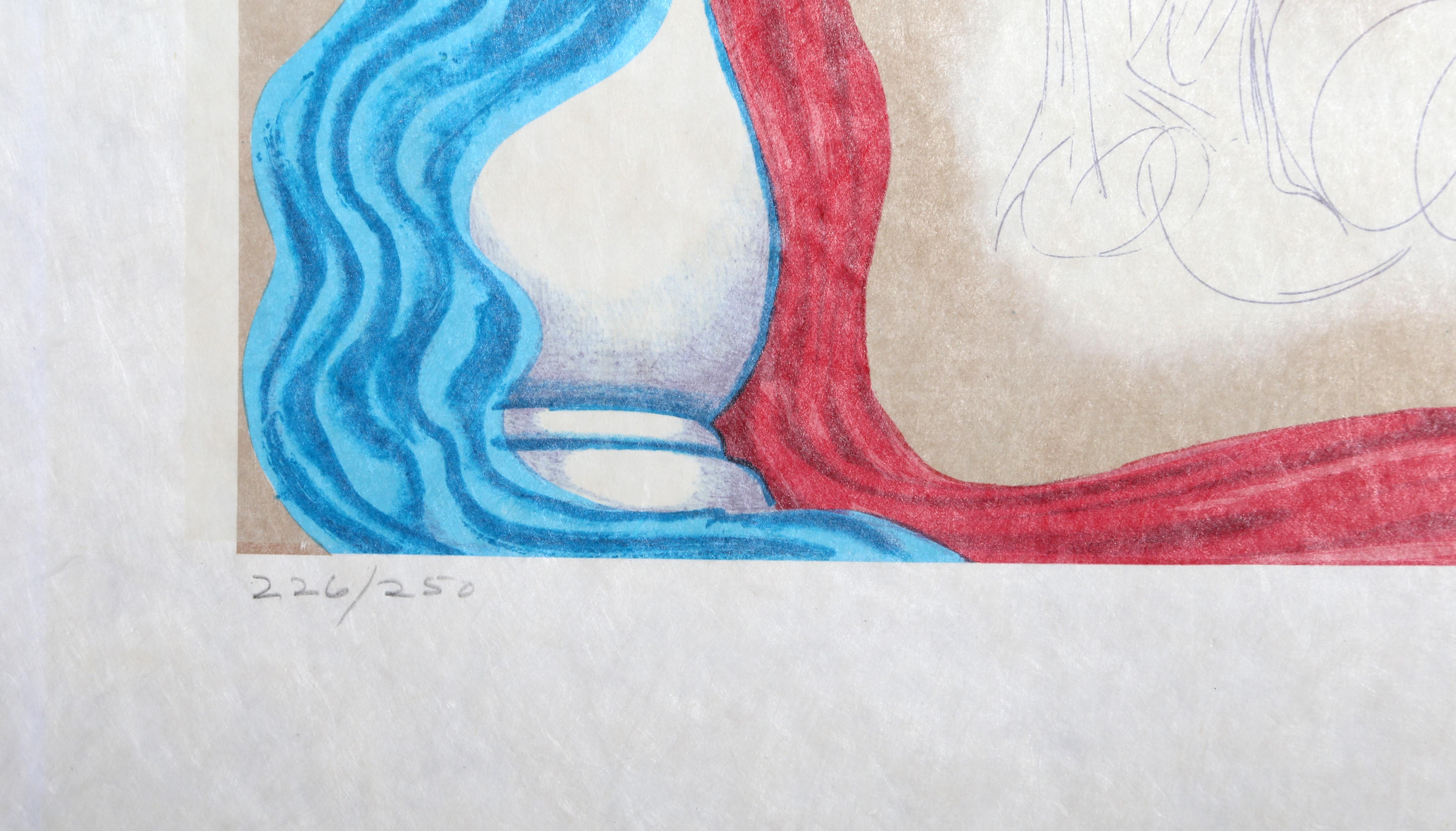 Las Tres Gracias de Hawai, litografía de Salvador Dalí 2