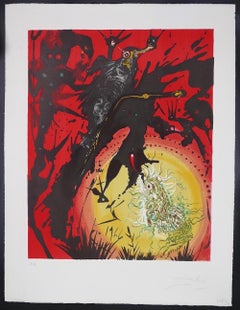 The Toad - Original Lithograph by S. Dalì - 1966