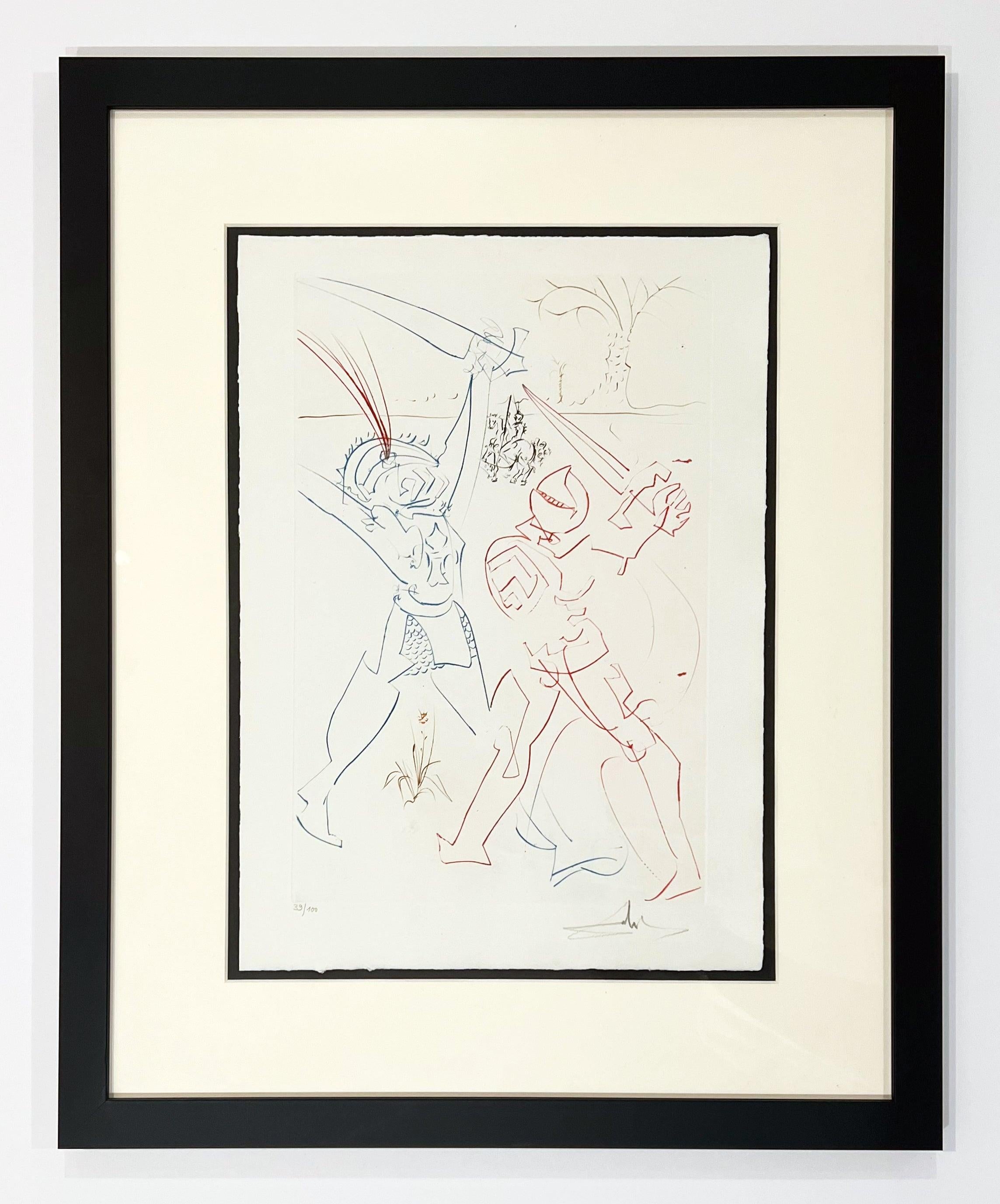 The Tournament of Galore, from The Quest for the Grail  - Print by Salvador Dalí