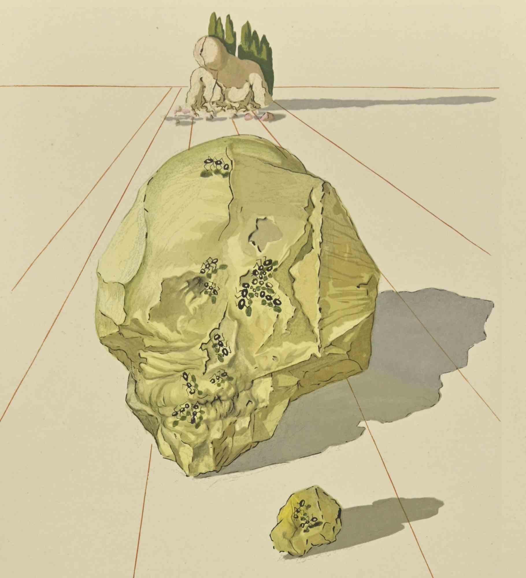 The Traitors – Holzschnitt – 1963 (Surrealismus), Print, von Salvador Dalí