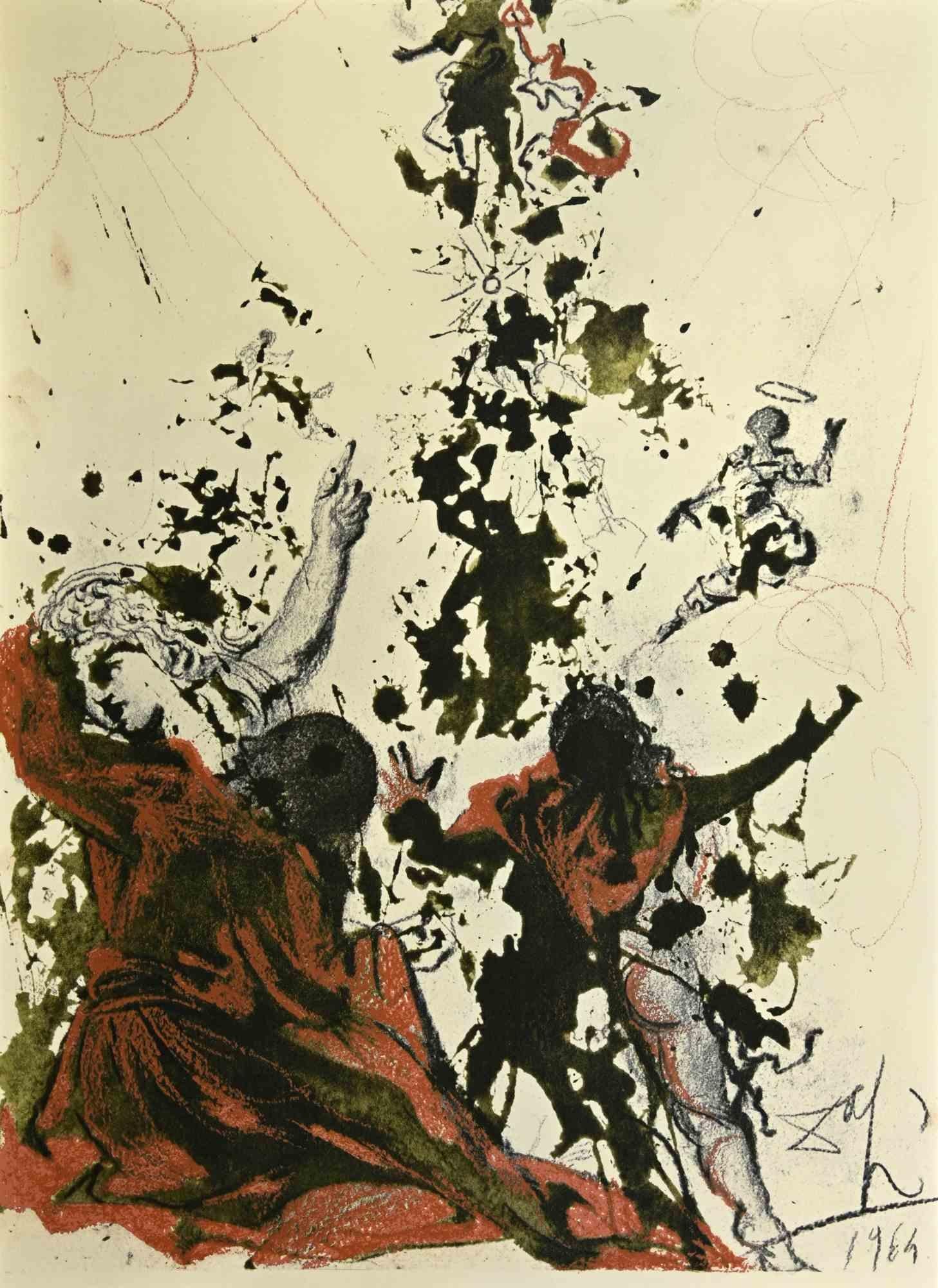 Print de Salvador Dalí - La Transfiguración - Litografía - 1964