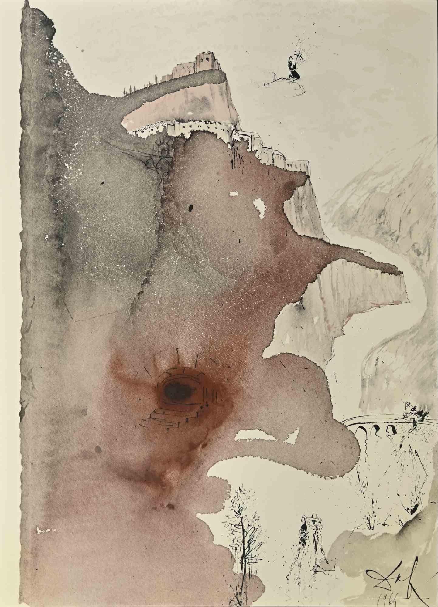Print di Salvador Dalí - I viaggi di Giovanni Battista - Litografia - 1964