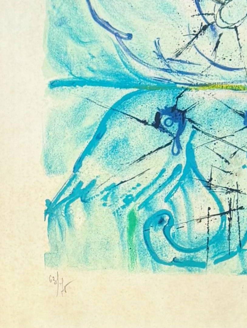 The Ugly Duckling - Green Print by Salvador Dalí