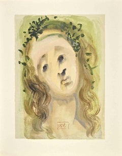  La Vierge Announced - gravure sur bois - 1963