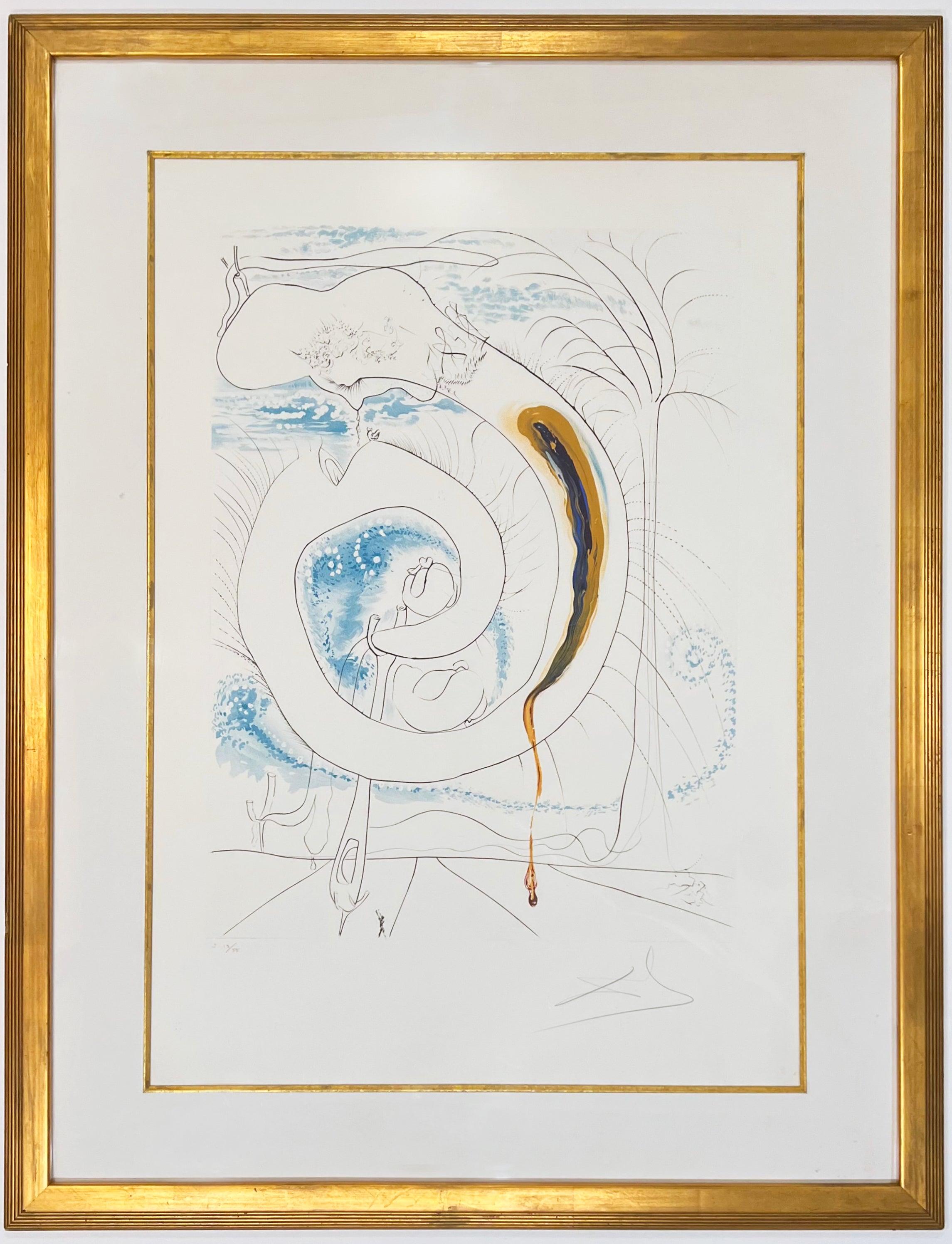 The Visceral Circle of the Cosmos - Print by Salvador Dalí