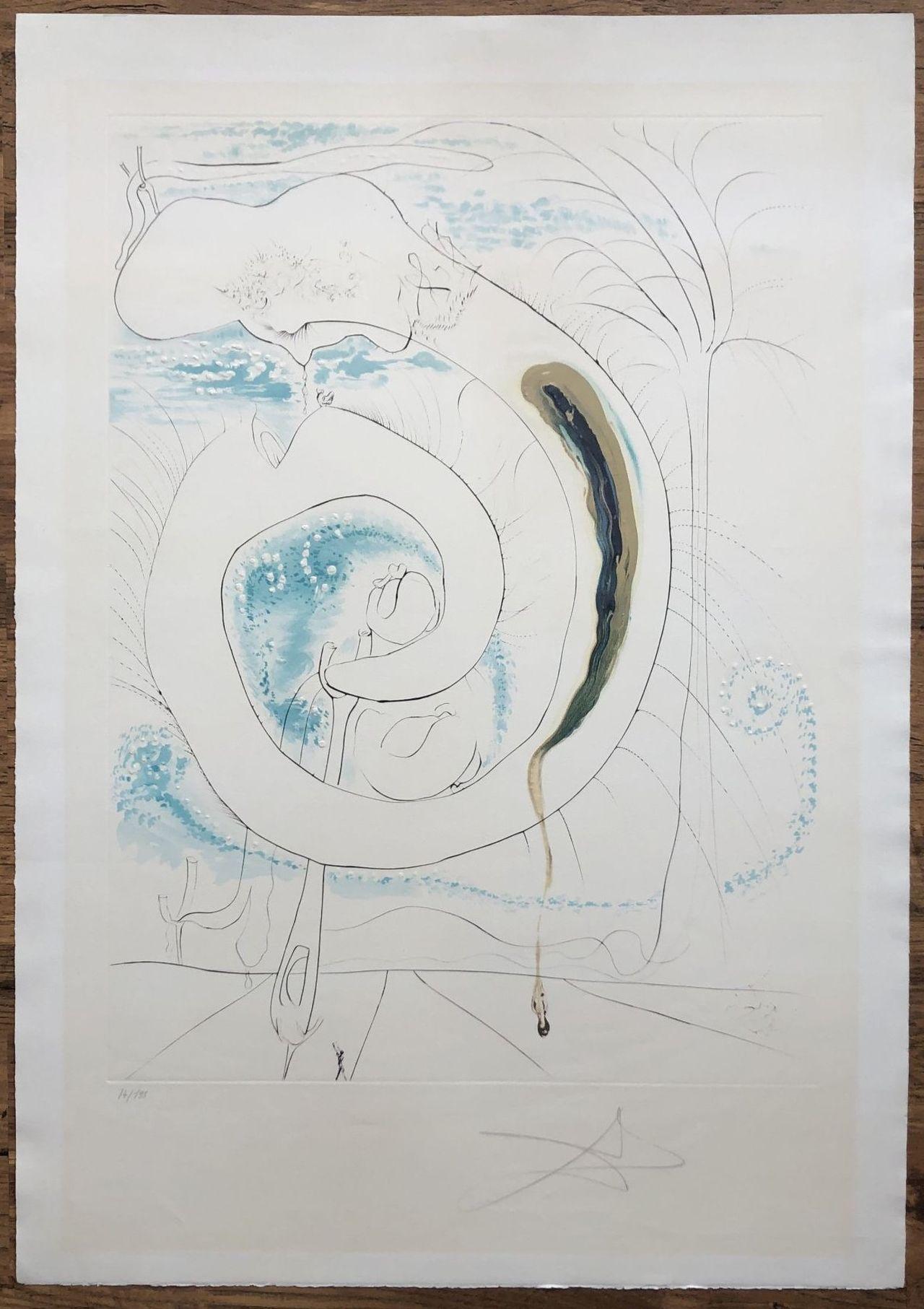 The Visceral Circle of the Cosmos - Original Etching Handsigned 