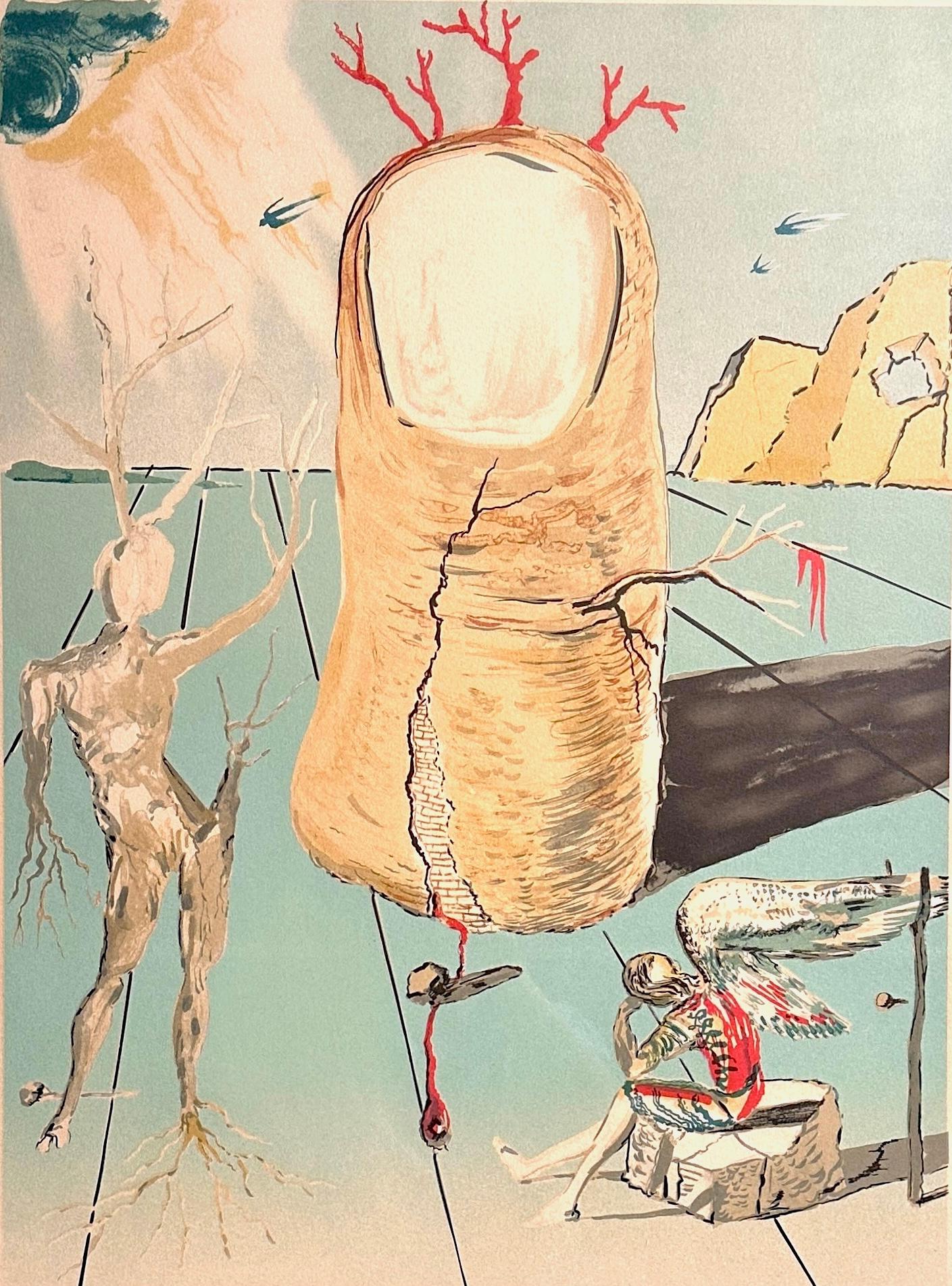 La vision de l'ange du Cap Creus - Print de Salvador Dalí