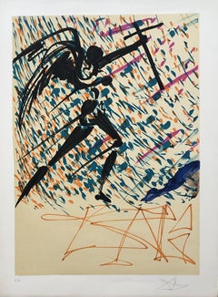 The Vitraux - Mystical Exaltation - Original Lithograph Handsigned