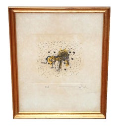 The Zodiac II Leo - 1975 - Grabado firmado a lápiz