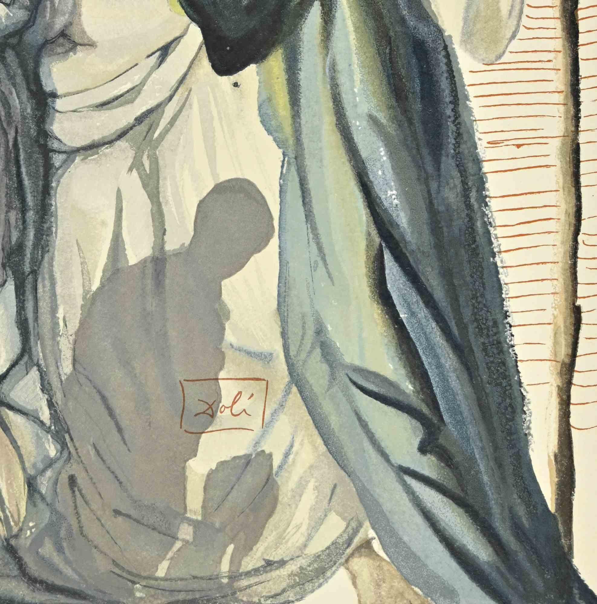 Tercer Planeta - Xilografía - 1963 - Print de Salvador Dalí