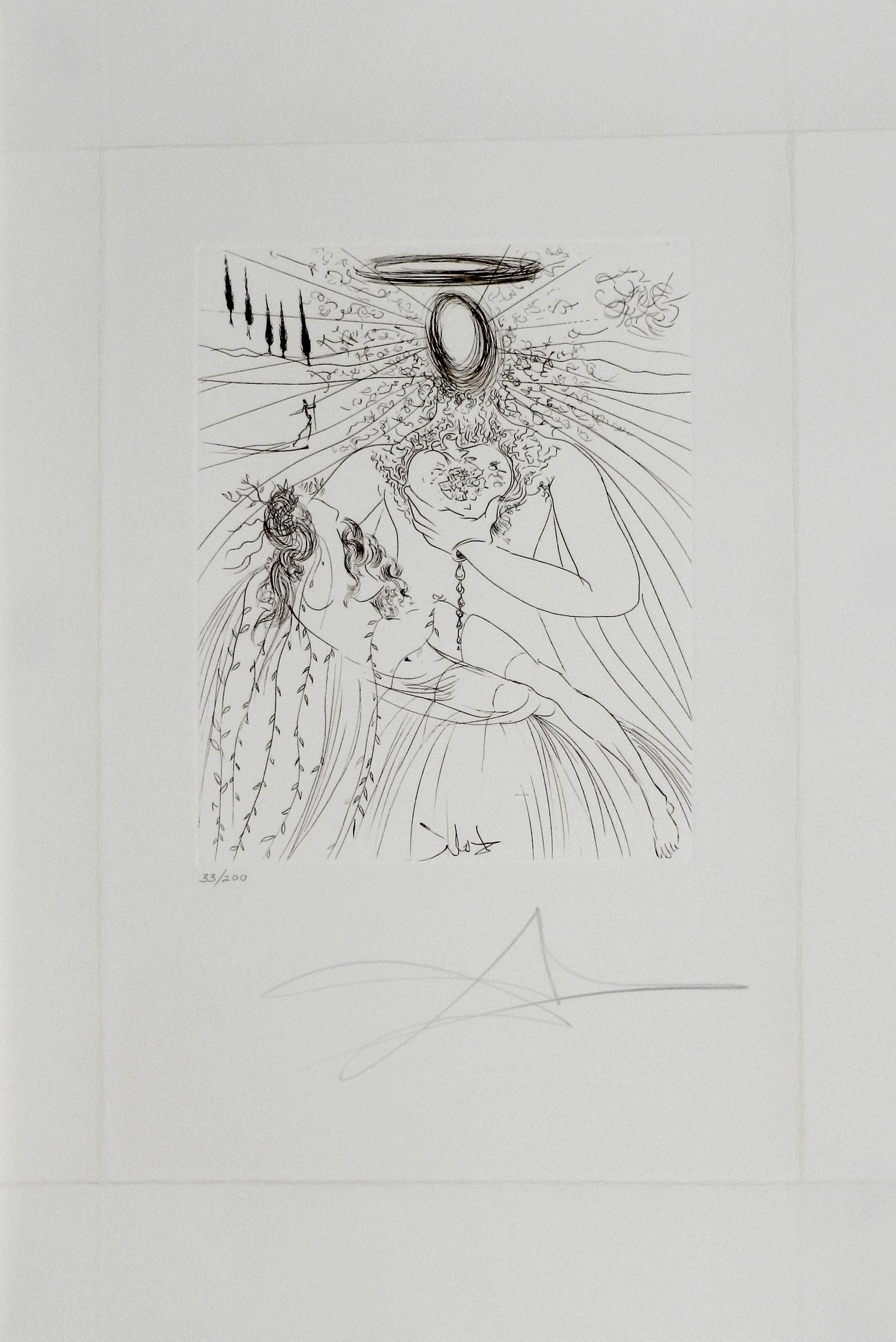 Salvador Dalí Figurative Print - To Ev’ry Captive Soul 
