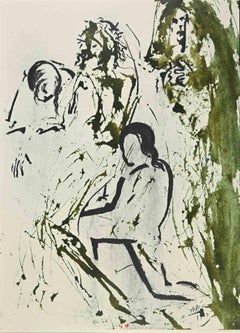 Took The Body Of Jesus - Lithograph - 1964