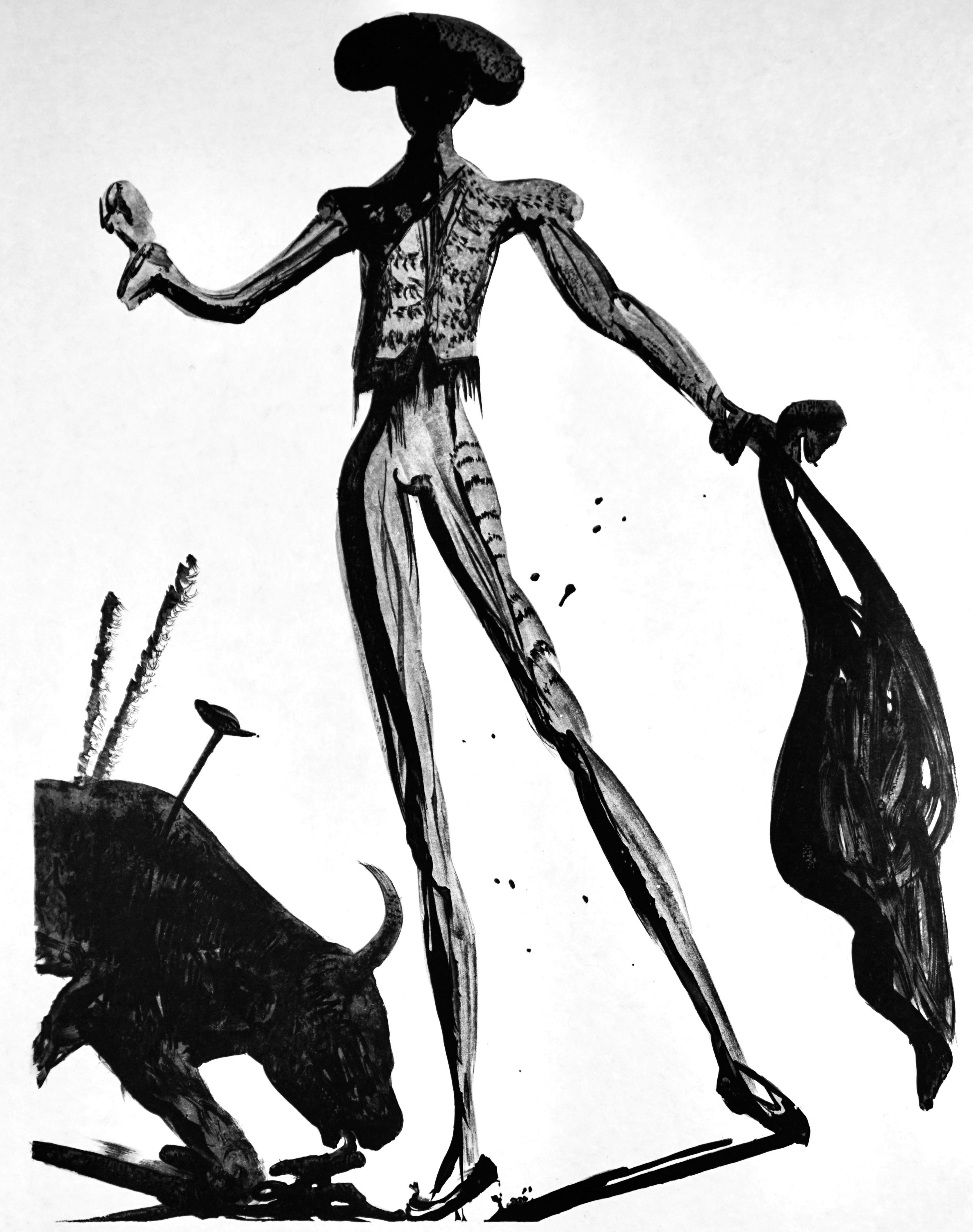 Torero Noir  - Print by Salvador Dalí