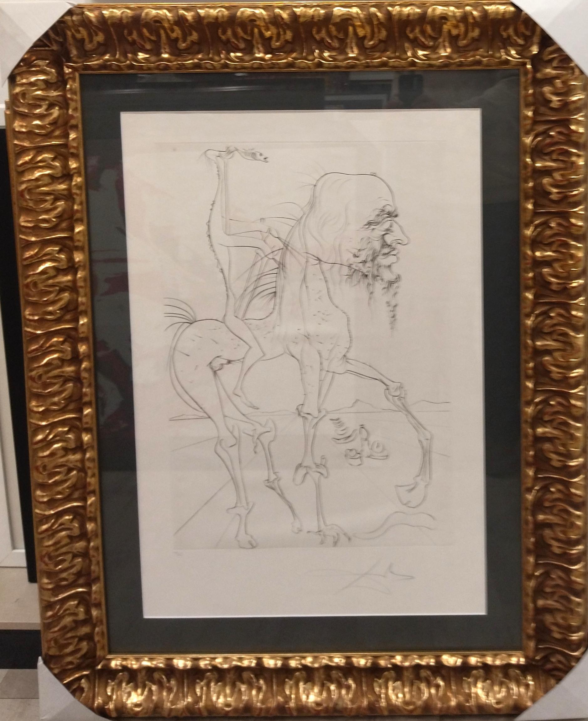 Work of the Spanish artist SALVADOR DALI.
Engraving 
Hand-signed by the artist. numbered 192/261.   Measures of the iron 68x46cm. Edited by Joan Barbera. Barcelona. Catalogue Raisonné of Engravings and Mixed Technique. 1924-1980. p. 212.

 DALÍ,