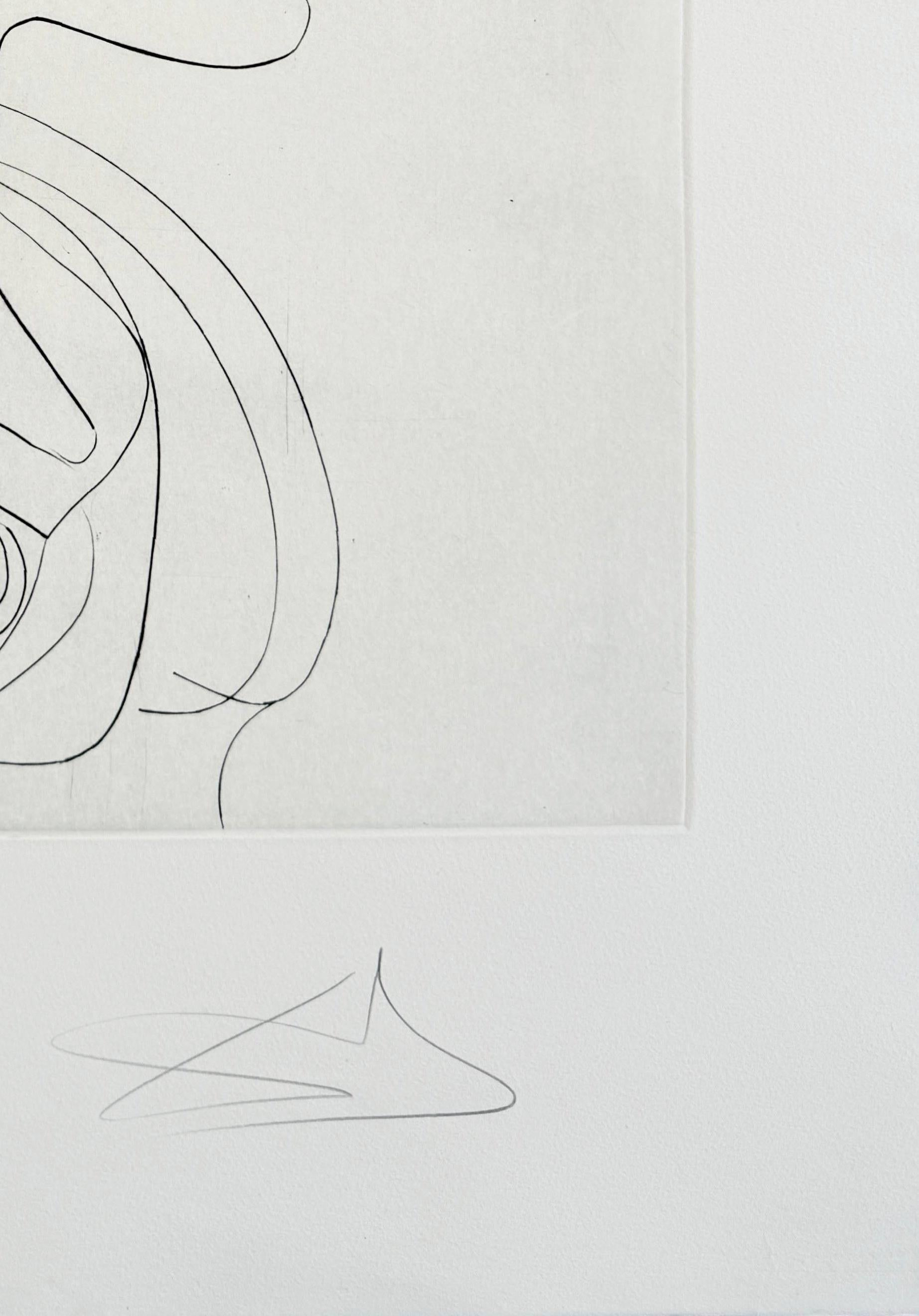 Trajan - Surrealist Print by Salvador Dalí