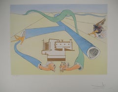 Tribute to da Vinci : Oil Catalytic Cracker - Original Etching Handsigned