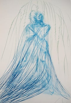 Tristan and Iseult : Iseult and Branguine - Original Handsigned Etching