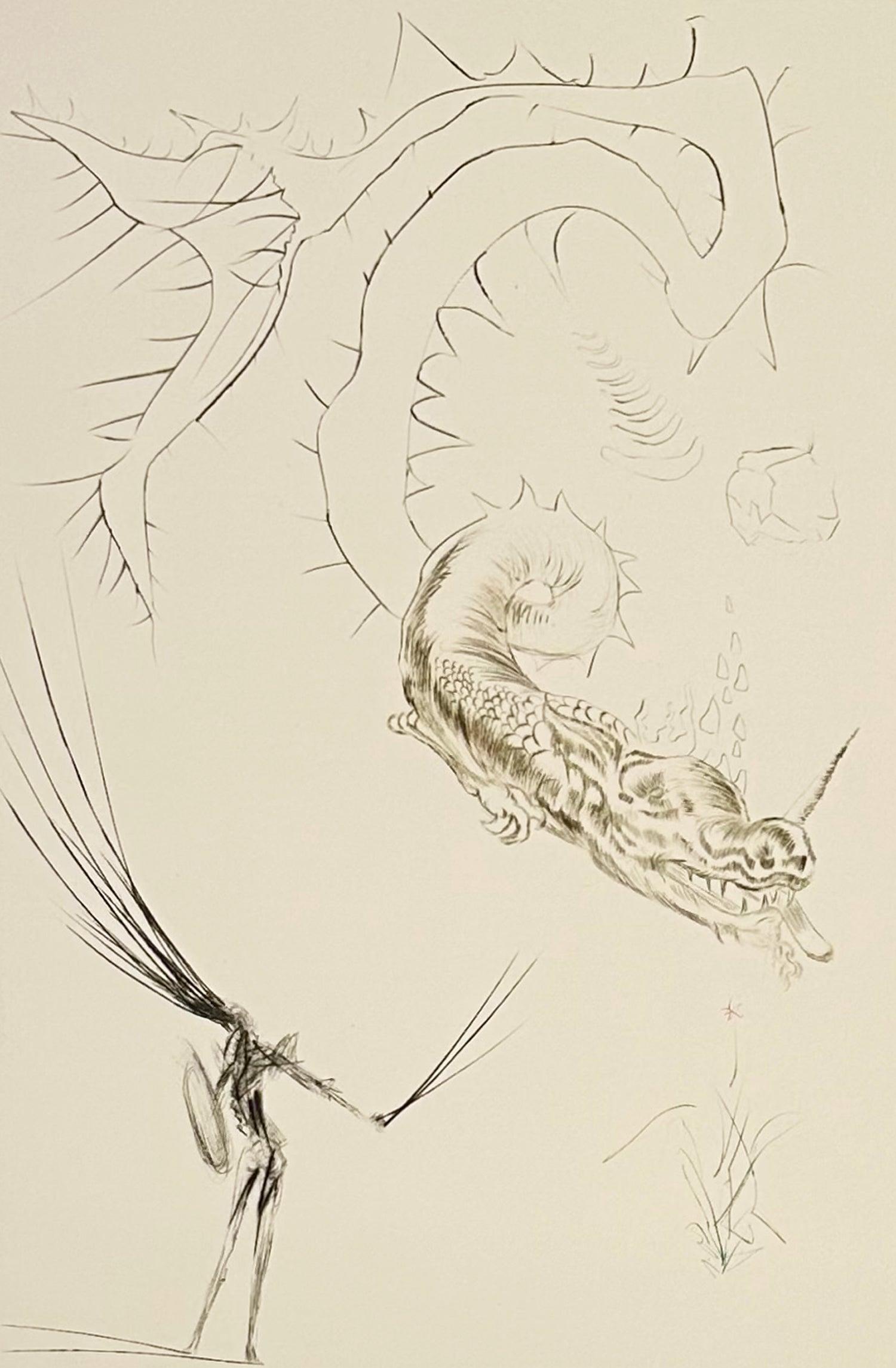 Tristan and the Dragon, from Tristan and Iseult