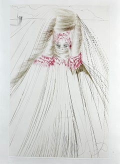 Tristan et Iseult La reina con túnica de seda