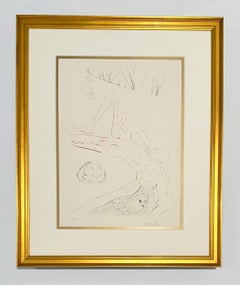 Tristan Wounded, from Tristan and Iseult